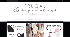 Desktop Screenshot of frugalshopaholics.com